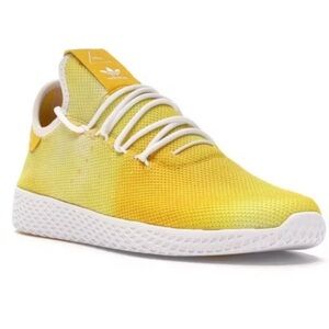 Adidas Pharrell Williams Hu Holi Tennis Yellow Mens Sz 6.5 Womens 8 UK 6 Unisex
